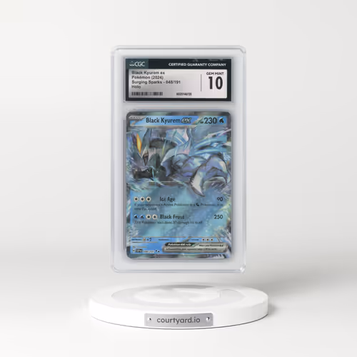2024 Surging Sparks - SSP EN #048/191 Black Kyurem ex - Holo (CGC 10 GEM MINT)