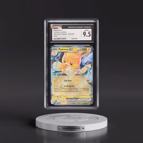 2023 Obsidian Flames - OBF EN #073/197 Pawmot ex - Holo (CGC 9.5 MINT+)