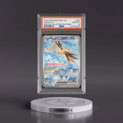 2023 Pokémon Mew EN-151 #202 Zapdos EX - Holo Special Illustration Rare (PSA 10 GEM MINT)