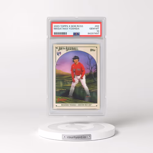 2023 Topps X Bob Ross the Joy of Baseball #62 Masataka Yoshida (PSA 10 GEM MINT)