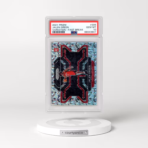 2021 Panini Prizm #306 Jalen Green - Variation-Fast Break (PSA 10 GEM MINT)