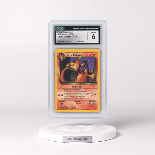 1999 Team Rocket #21/82 Dark Charizard (CGC 6 EX-NM)