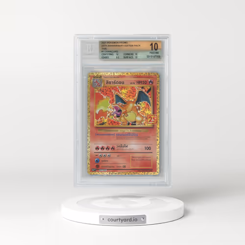 2021 25th Anniversary Promo Pack - S8a-P T #001 Charizard - Base Set Holo (BGS 10 PRISTINE)