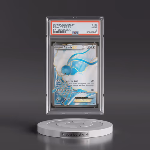2016 Pokémon XY Fates Collide #123 Altaria EX - Holo Full Art (PSA 9 MINT)