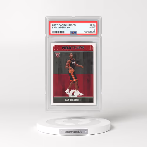 2017 Panini Hoops #264 Bam Adebayo (PSA 9 MINT)