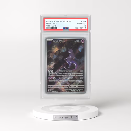 2023 Pokémon Sv2a-Pokemon 151 #183 Mewtwo - Art Rare (PSA 10 GEM MINT)