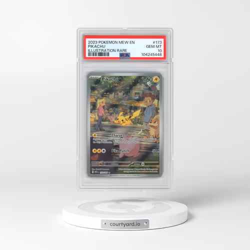 2023 Pokémon Mew EN-151 #173 Pikachu - Illustration Rare (PSA 10 GEM MINT)