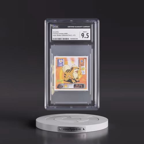 2000 Hyper Sticker Collection Part 3 (2000) #475 Growlithe (CGC 9.5 MINT+)