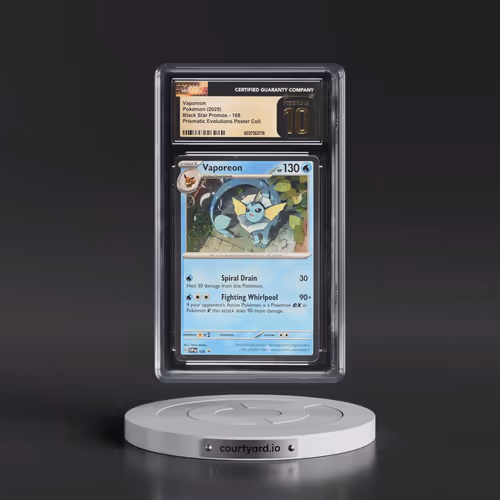 2023 Black Star Promos - Scarlet & Violet SVP EN #168 Vaporeon - Prismatic Evolutions Poster Collect