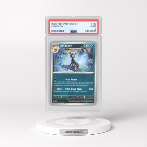 2023 Pokémon Obf EN-Obsidian Flames #130 Umbreon (PSA 9 MINT)