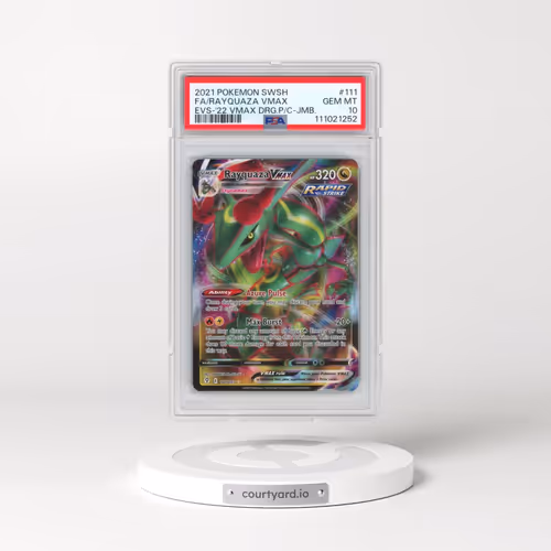 2021 Pokémon Sword & Shield Evolving Skies #111 Rayquaza Vmax - Full Art 2022 Vmax Dragons Premium C