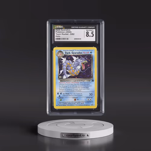 1999 Team Rocket #8/82 Dark Gyarados - Holo (CGC 8.5 NM-MT+)