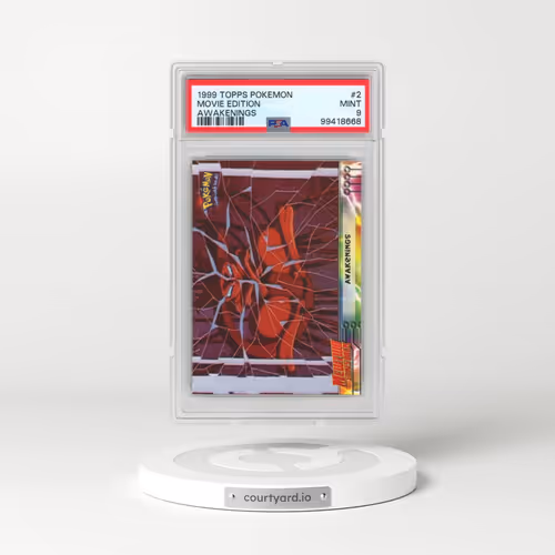 1999 Topps Pokémon the Movie Edt #2 Movie Edition - Awakenings (PSA 9 MINT)