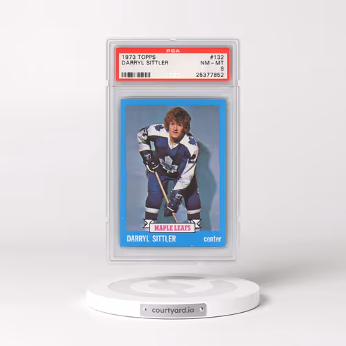 1973 Topps #132 Darryl Sittler (PSA 8 NM-MT)