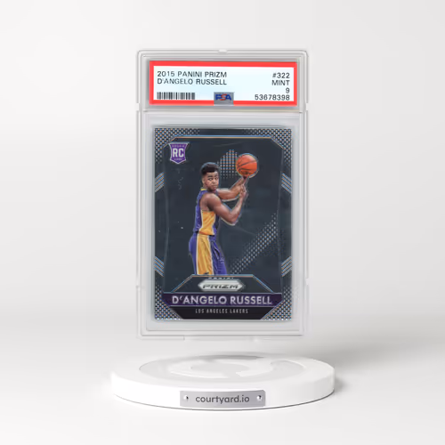 2015 Panini Prizm #322 D'Angelo Russell (PSA 9 MINT)