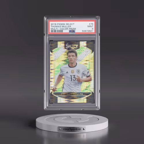 2016 Panini Select #75 Thomas Muller - Multi-Color Prizm (PSA 9 MINT)