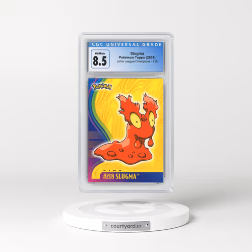 2001 Johto League Champions #218 Slugma (CGC 8.5 NM-MT+)