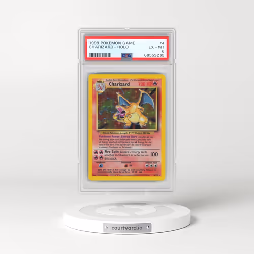 1999 Pokémon Game #4 Charizard - Holo (PSA 6 EX-MT)