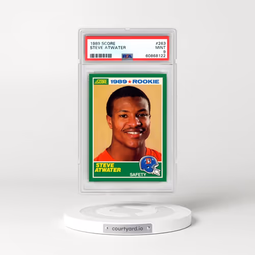 1989 Score #263 Steve Atwater (PSA 9 MINT)