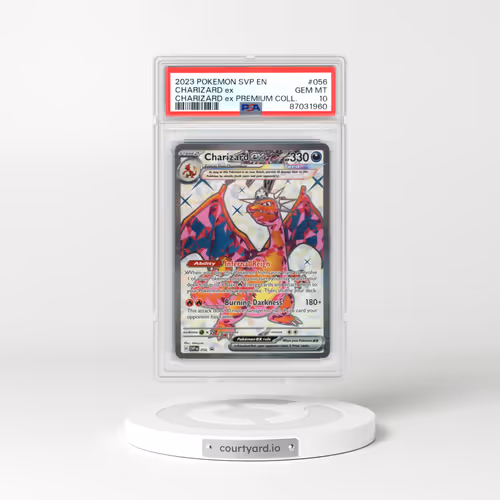 2023 Pokémon Svp EN-SV Black Star Promo #056 Charizard EX - Holo Charizard EX Premium Collection (PSA 10 GEM MINT)