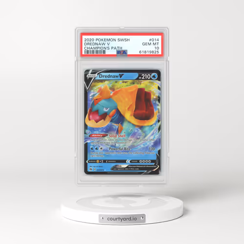 2020 Champion's Path #14 Drednaw V - Full Art Holo (PSA 10 GEM MINT)