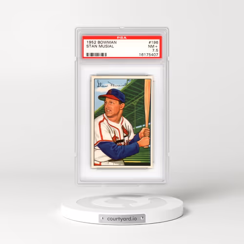 1952 Bowman #196 Stan Musial (PSA 7.5 NM+)