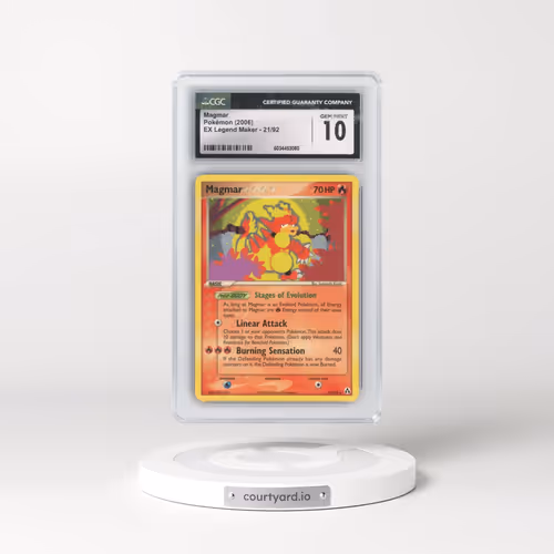 2006 EX Legend Maker #21/92 Magmar (CGC 10 GEM MINT)
