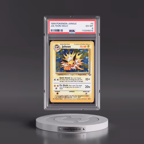 1999 Pokémon Jungle #4 Jolteon - Holo (PSA 6 EX-MT)
