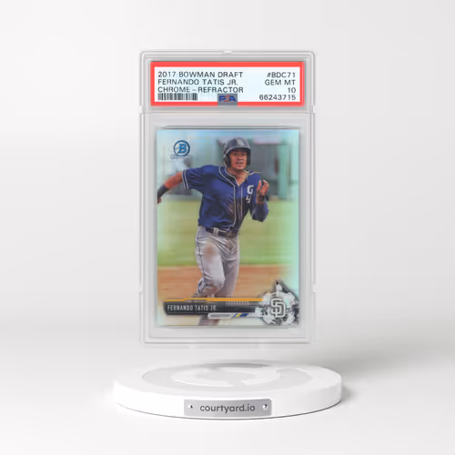 2017 Bowman Draft #BDC71 Fernando Tatis Jr. - Chrome-Refractor (PSA 10 GEM MINT)