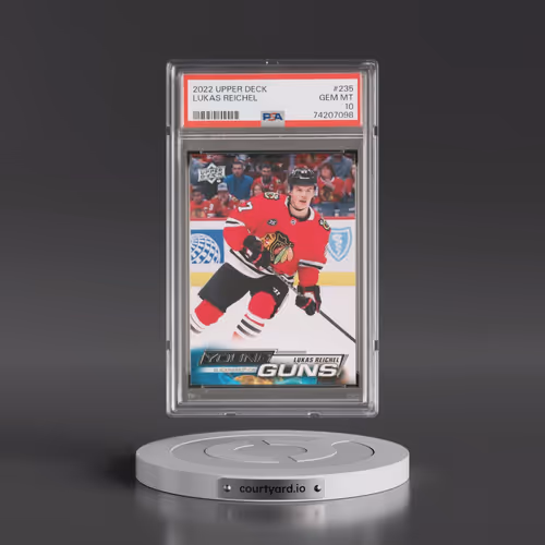 2022 Upper Deck #235 Lukas Reichel (PSA 10 GEM MINT)