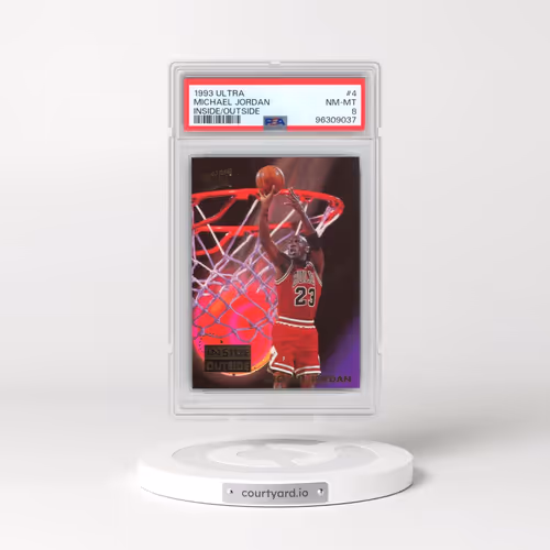 1993 Ultra Inside/Outside #4 Michael Jordan (PSA 8 NM-MT)