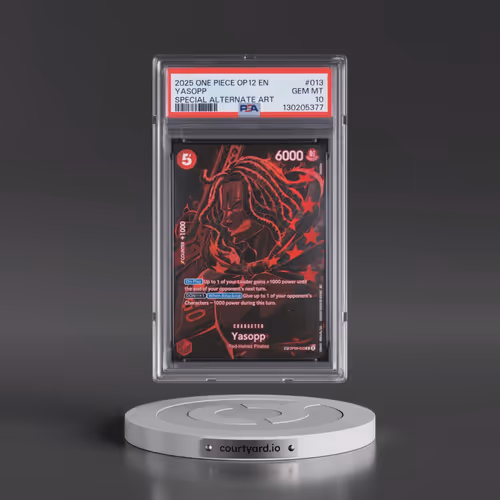 2025 One Piece OP12-Legacy of the Master #013 Yasopp - Special Alternate Art (PSA 10 GEM MINT)