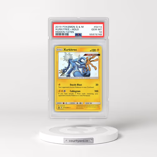 2019 Pokémon Sun & Moon Hidden Fates #SV14 Xurkitree - Holo (PSA 10 GEM MINT)