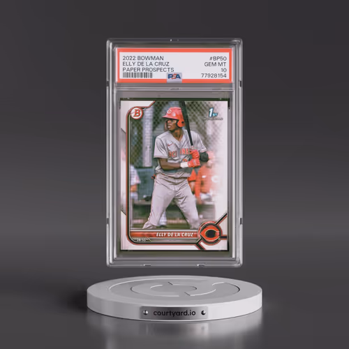 2022 Bowman Paper Prospects #BP50 Elly de La Cruz (PSA 10 GEM MINT)