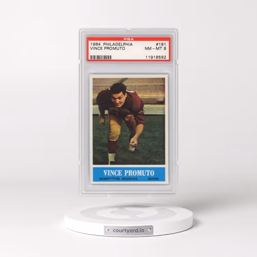 1964 Philadelphia #191 Vince Promuto (PSA 8 NM-MT)