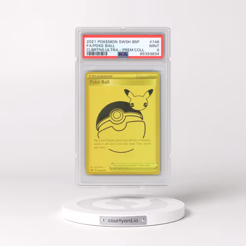 2021 Pokémon Swsh Black Star Promo #146 Poke Ball - Full Art Celebrations Ultra-Premium Collection (