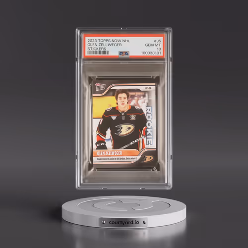 2023 Topps Now NHL Stickers #95 Olen Zellweger (PSA 10 GEM MINT)