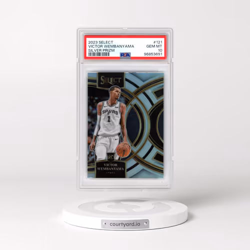 2023 Panini Select #121 Victor Wembanyama - Silver Prizm (PSA 10 GEM MINT)
