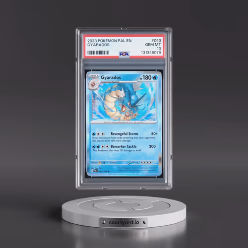 2023 Pokémon Pal EN-Paldea Evolved #043 Gyarados (PSA 10 GEM MINT)