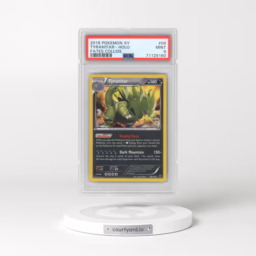 2016 Pokémon XY Fates Collide #56 Tyranitar - Holo (PSA 9 MINT)