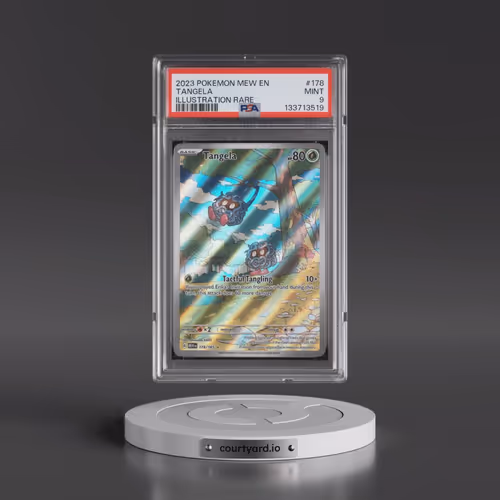 2023 Pokémon Mew EN-151 #178 Tangela - Illustration Rare (PSA 9 MINT)