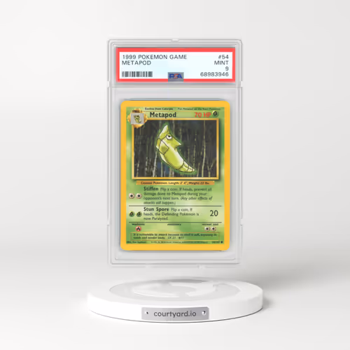 1999 Base Set #54 Metapod (PSA 9 MINT)