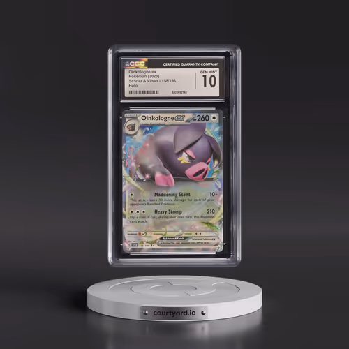 2023 Scarlet & Violet #158/198 Oinkologne ex - Holo (CGC 10 GEM MINT)