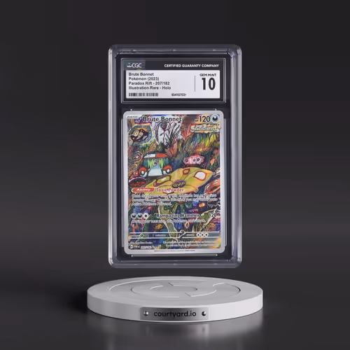 2023 Paradox Rift - PAR EN #207/182 Brute Bonnet - Illustration Rare Holo (CGC 10 GEM MINT)