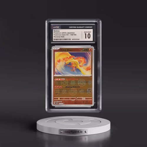 2023 Pokémon Card 151 #146/165 Moltres - Reverse Holo Poke Ball (CGC 10 GEM MINT)
