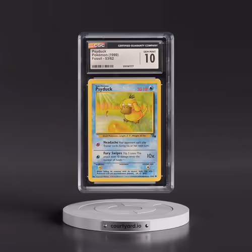 1999 Fossil #53/62 Psyduck (CGC 10 GEM MINT)