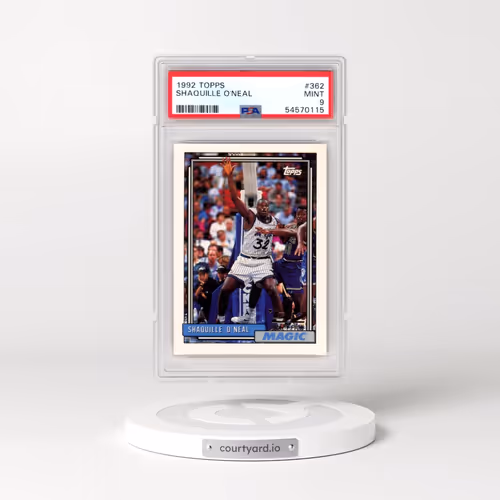 1992 Topps #362 Shaquille O'Neal (PSA 9 MINT)