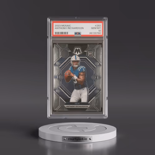 2023 Panini Mosaic #282 Anthony Richardson (PSA 10 GEM MINT)