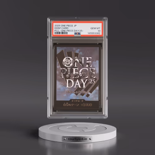 2025 One Piece Japanese Premium Card Collection -One Piece Day'25 Don!! Card (PSA 10 GEM MINT)