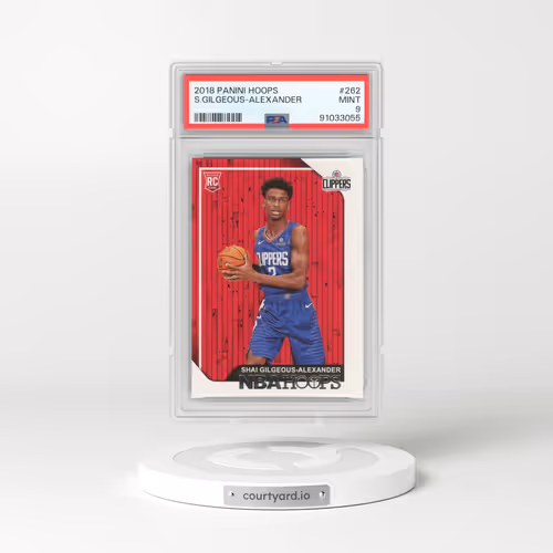 2018 Panini Hoops #262 Shai Gilgeous-Alexander (PSA 9 MINT)